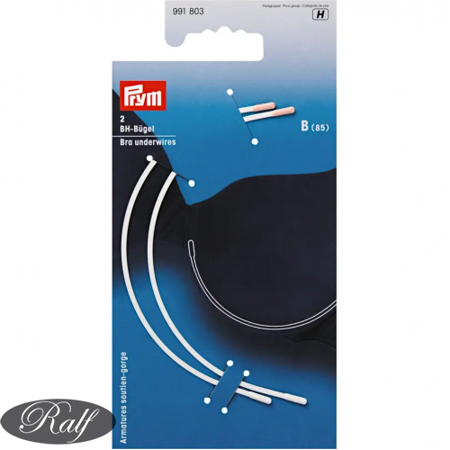 Sarma pentru sutien, marimea B (85), alb - Prym 991803